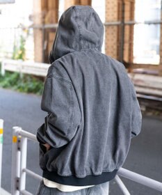 WEGO 【ユニセックス着用ITEM/MLサイズ展開】ワーカーズフードブルゾン