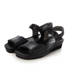 ing <ing>【WEB限定】【サスティナブル】ウエッジヒールレザーサンダル