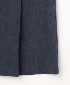 J.PRESS LADIES リネンバイオシャンブレー Aライン スカート