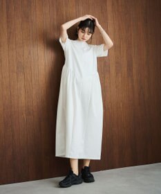 #Newans 【洗える】コクーンシルエットロングワンピース