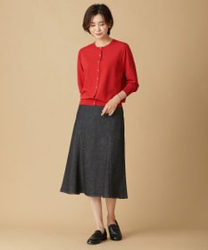 J.PRESS LADIES L 【洗える】 レーヨンエリートストレッチ カーディガン