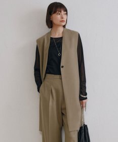 ICB 【洗える】ウール2WAYストレッチ ジレ