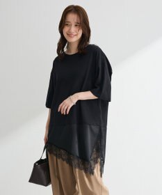 Green Parks レースドッキングＴシャツ