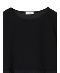 earth music&ecology 異素材チュニックカットソー