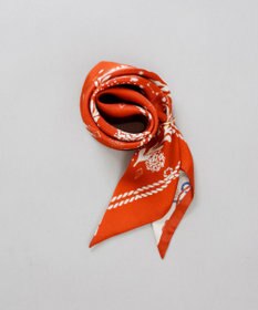 AURORA Beaurance （ビューランス）シルクツイル トライアングルスカーフ(リング付き)