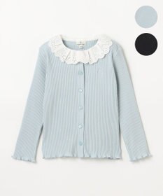 組曲 KIDS 【100㎝】フリルリブ2WAY トップス