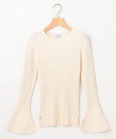 組曲 【WEB限定】ELENAフレアスリーブ リブニット