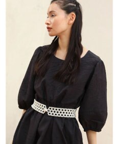 Green Parks ■ＥＳＣＡＲ　エンボスティアードワンピース