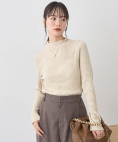 earth music&ecology ハイネックリブニットプルオーバー