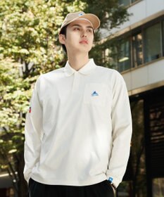 SHARE PARK MENS 【UVケア・吸水速乾・ストレッチ・軽量 】エンブレムポロTシャツ（L・XLサイズ）