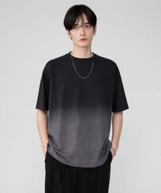 WEGO 【ユニセックス着用ITEM/MLサイズ展開】グラデーションワンポイントT（SS）