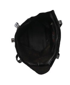 INTER-CHAUSSURES 【ANDREA CARDONE ITALI】ファスナー付き型押しレザートートバッグ