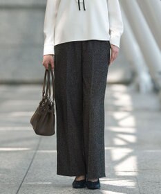 ICB T/Rリングツイード ワイドパンツ