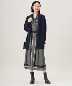 自由区 【洗える】ジオメトリックハートプリント ブラウス