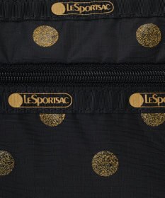 LeSportsac COSMETIC CLUTCH/ゴールドグリッタードッツ