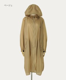 MOONBAT POLO RALPH LAUREN(ポロ ラルフローレン) ポロポニー レインコート ライトウェイト レインポンチョ  無地 フード 収納袋 レディース