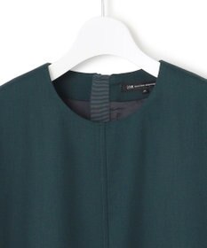 23区 L 【洗える】メリノウールサテン ワンピース