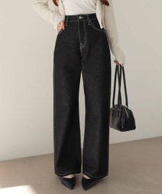 WEGO 【XS～Lサイズ展開/美脚】ストレートデニムパンツ