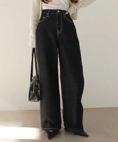 WEGO 【XS～Lサイズ展開/美脚】ストレートデニムパンツ