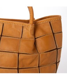 UNBILLION ピークスピーク PEAKSPEAK / 牛革パッチワーク・フラップトートL