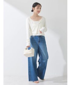 earth music&ecology ＳＥＴ２点カーディガン＋フラワーキャミ