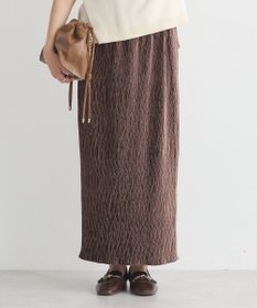 earth music&ecology シャイニーベロアスカート