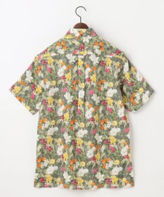 JOSEPH ABBOUD 【TEXTA・リネン100％】BIRD＆フラワープリントシャツ