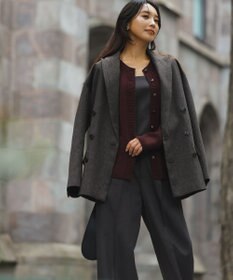 uncrave 【モデル村岡美里さん × uncrave STANDARD】ニットジャケット