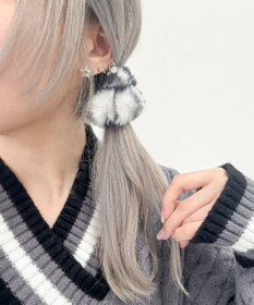 WEGO L2Pファーヘアゴム