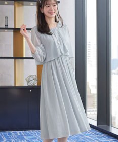 Tiaclasse 【新色追加】シフォンドレープワンピース