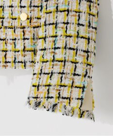 GRACE CONTINENTAL チュールヤーンツイードジャケット