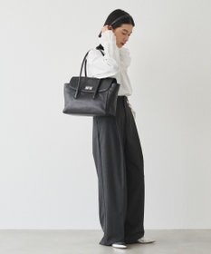 russet 《@__serako.r__企画》ソフトレザーフラップトートバッグ(CE-1678)