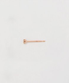 Phoebe 【K10】一粒ダイヤモンドピアス(片耳)　ローズゴールド