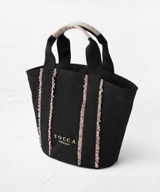 TOCCA 【八木アリサさん着用】TRILL TRIM CANVASTOTE キャンバストートバッグ