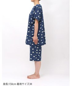 tsumori chisato SLEEP ツモリチサト パジャマ 綿100%(本体) 楊柳素材 4分袖 6分丈 レディース UDT119 /ワコール