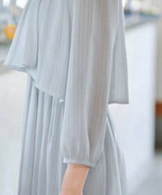 Tiaclasse 【新色追加】シフォンドレープワンピース