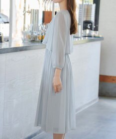 Tiaclasse 【新色追加】シフォンドレープワンピース