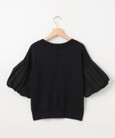 組曲 ストレッチクリアパフ袖 ニット