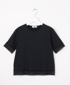 J.PRESS LADIES 【一枚で着映え】コットンスムース レース カットソー