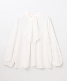 ANY 【2WAY/洗濯機可能】華やぎボウタイブラウス