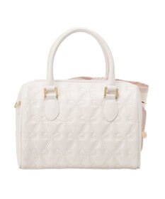 Maison de FLEUR スカーフ付きリボンキルティング2Wayボストン