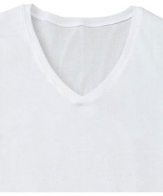 WACOAL MEN 綿混インナー Vネック ３分袖 しっかりあたたかい 保温性 肌側起毛 ストレッチ素材 逆三シルエット設計 メンズ GL5020 /ブロス