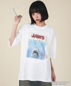 WEGO 【新柄追加/JAWS/ユニセックス着用ITEM/SMLサイズ展開】JAWSグラフィックT（S）