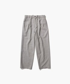 ATON LINEN WOOL TWILL | ルーズフィットパンツ - UNISEX