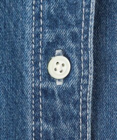J.PRESS LADIES コットンリネン 7oz デニム シャツ