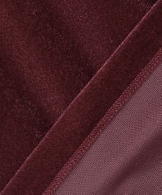 自由区 L シアーベロア カーディガン