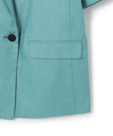 ICB 【接触冷感・洗える】エステルラミーチンツ ハーフスリーブジャケット