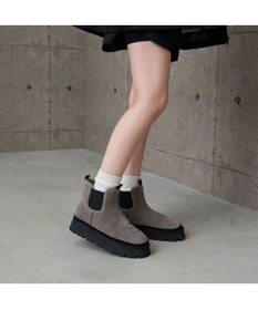 MODE ET JACOMO <carino>本革ムートン　サイドゴアショートブーツ