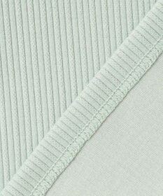 組曲 L 【WEB限定】ストライプジャガード カップ付きTシャツ