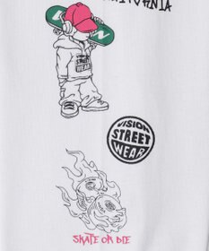 WEGO 【ユニセックス着用ITEM】別注VISIONグラフィックスリーブプリントT（LS）